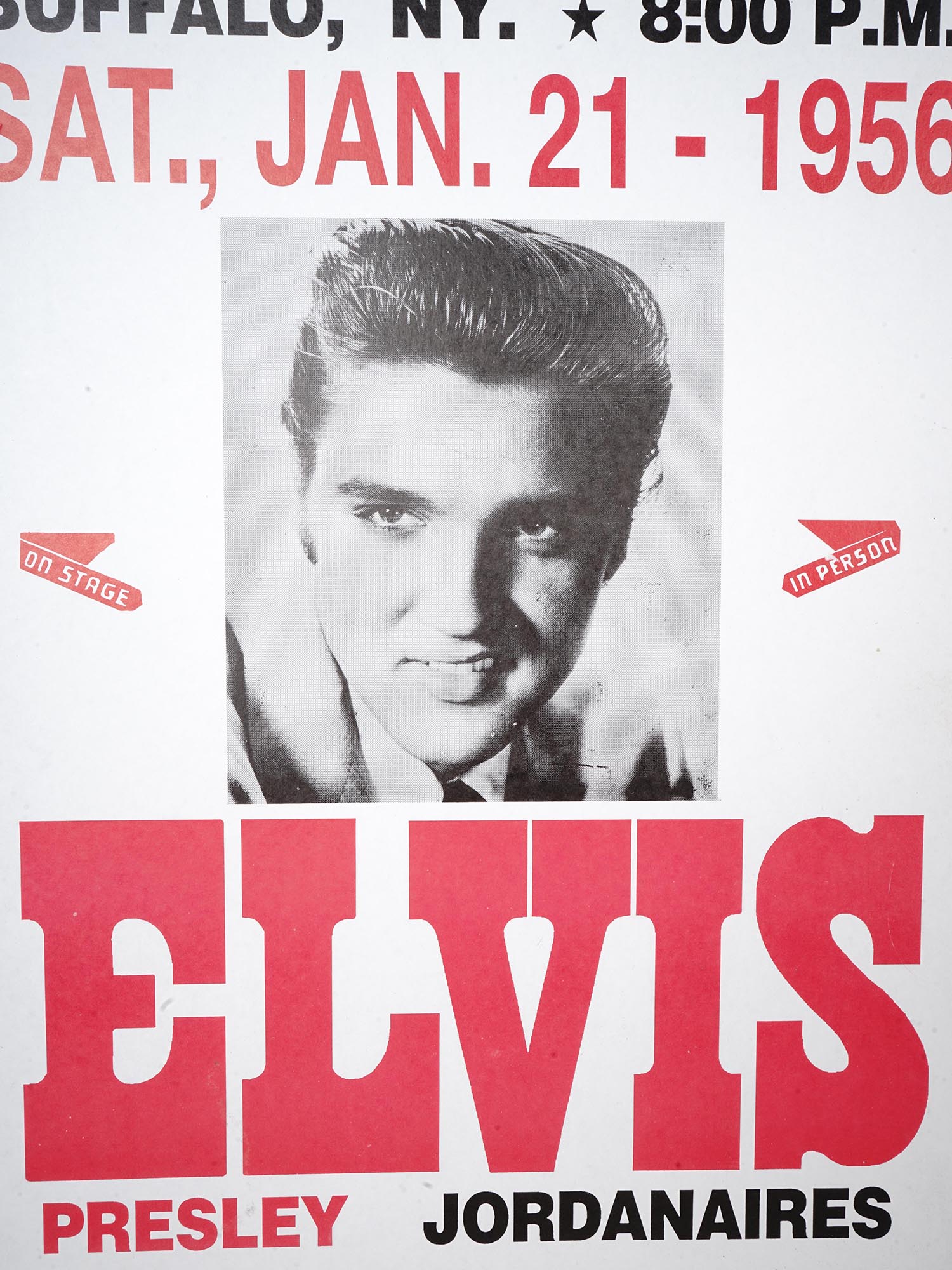 VINTAGE ELVIS PRESLEY BUFFALO CONCERT POSTER PIC-2